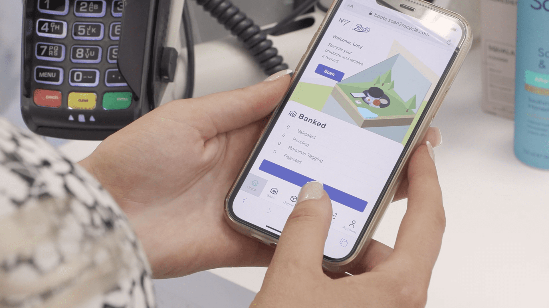 Boots recycle scheme app