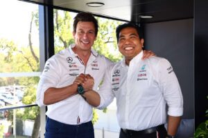 Toto Wolff, CEO and Team Principal and Datuk Tengku Muhammad Taufik, PETRONAS President and Group Chief Executive Officer