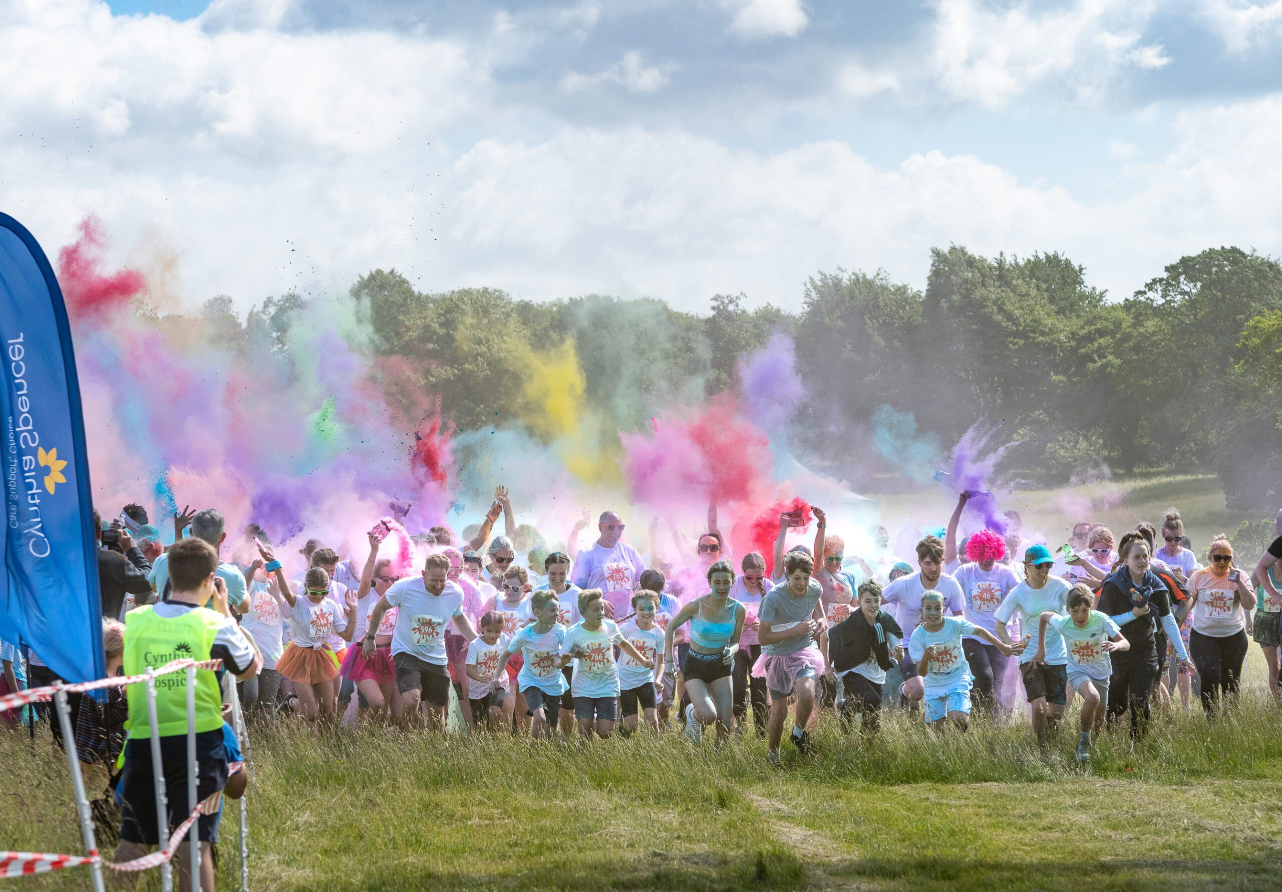 A kaleidoscope of colour puts fun into fundraising