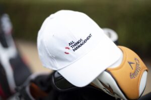 All Things Management Baseball Cap Golf Day||