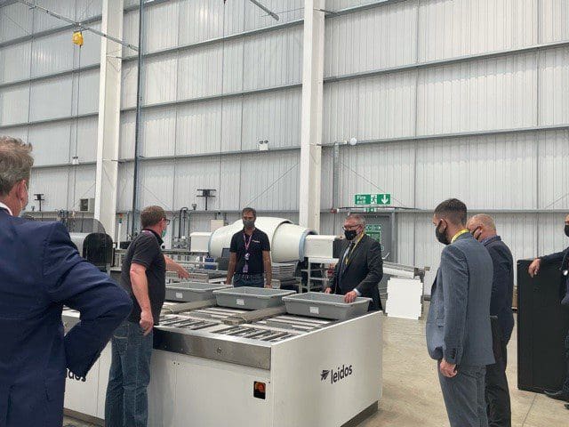 Mayor Visits Leidos at Bedford Link Park