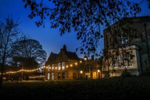 Delapre Abbey at night|Desert|