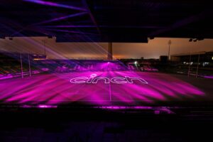 Cinch Pitch Lights at Franklin's Gardens