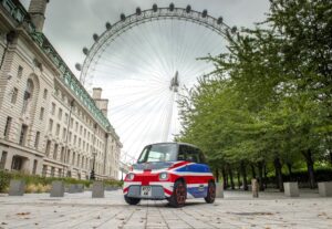 Citroen AMI small electric kei car great britain london eye|