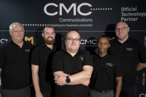 David Luke CMC Communications Business Development Manager – Ian Dickinson Operations Director – Simon Wright Managing Director – Andrew Mwazange Technical Director – Phil Glenister Sales Director|CMC Communications Office|CMC Communications