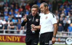 Jon Brady and Colin Calderwood at Northampton Town FC|Marc Richards