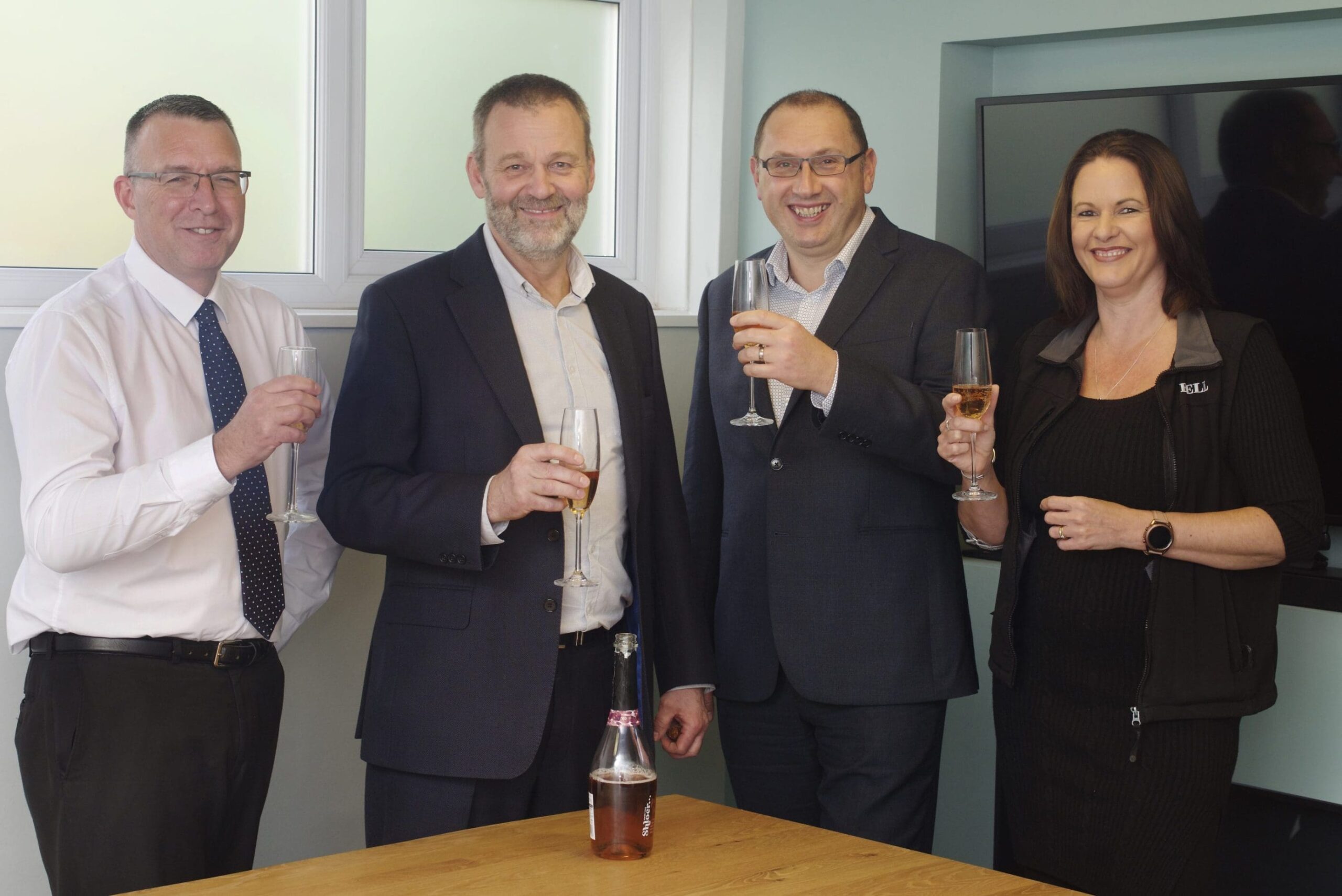 Pictured above (l to r) Michael Barton - Andy Payne - Lee Ferris - Claire Hunt
