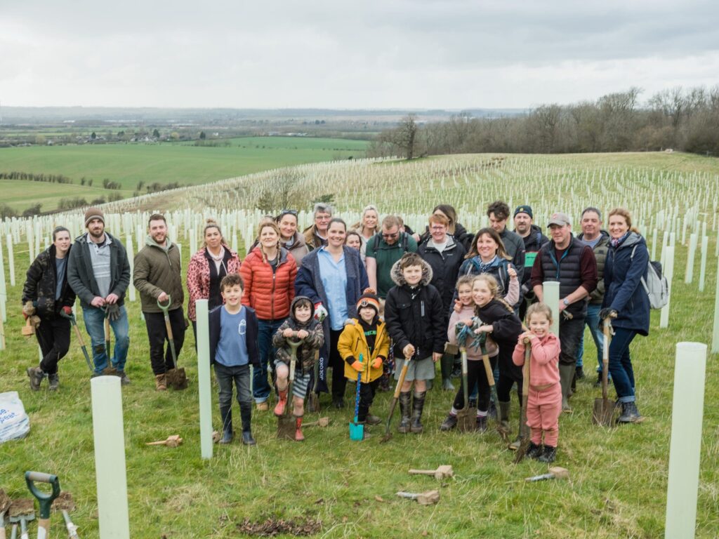 Family tree planting day kickstarts celebrations