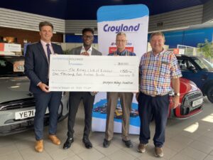 Croyland Car Megastore donation