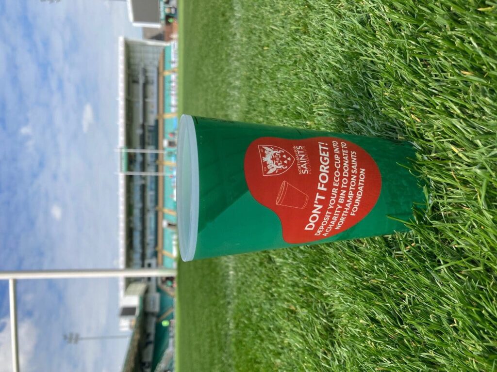 Eco Cup on Northampton Saints Pitch