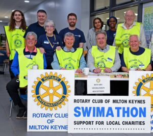 Charity swimmers set a new fundraising record|Charity swimmers set a new fundraising record||