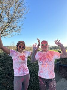 Participants in the Colour Run will be covered in paint as they run.