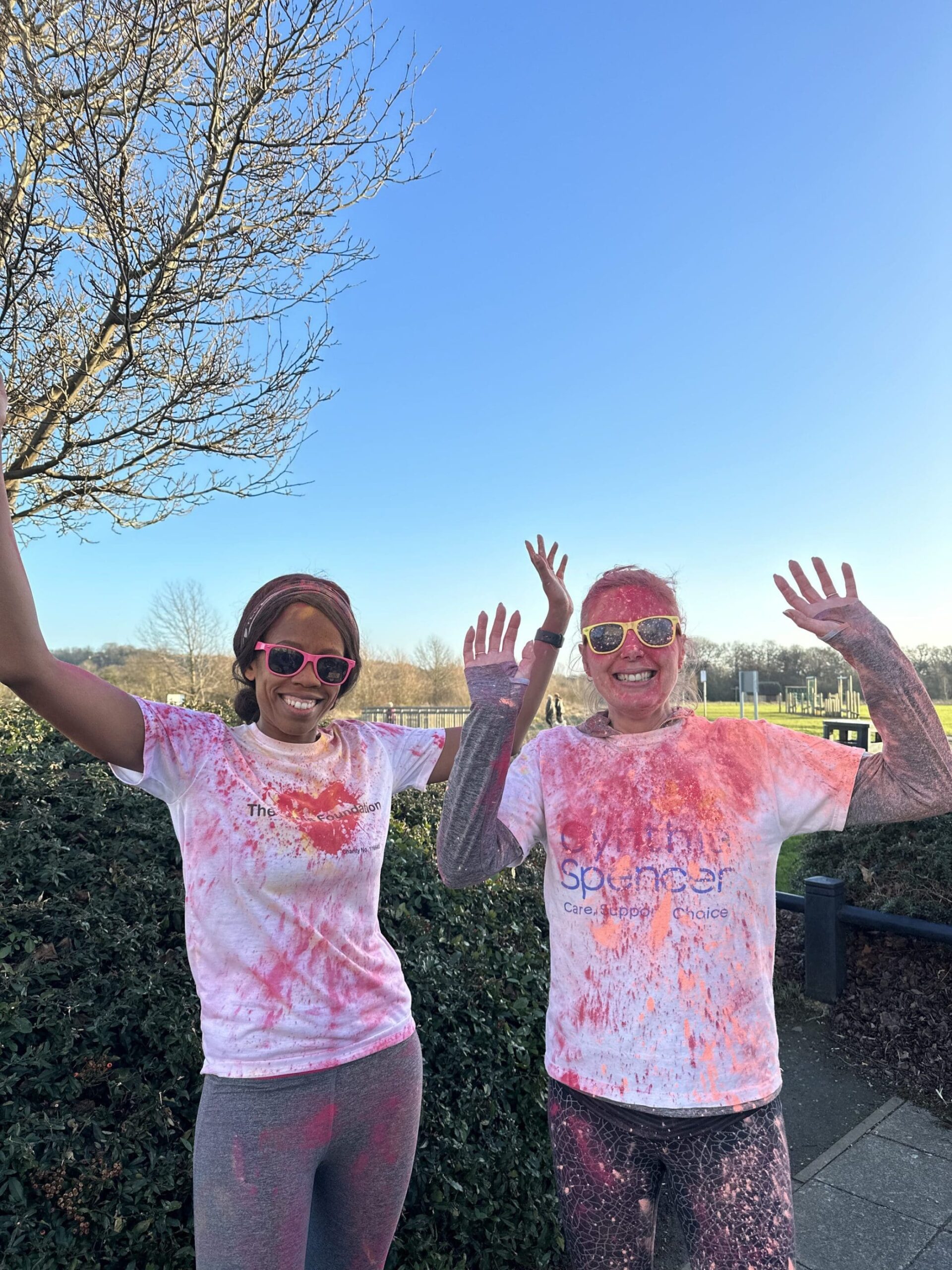Participants in the Colour Run will be covered in paint as they run.