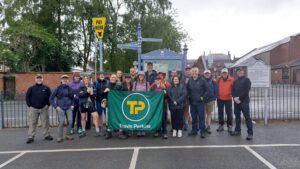 Team completes walking challenge for local hospice