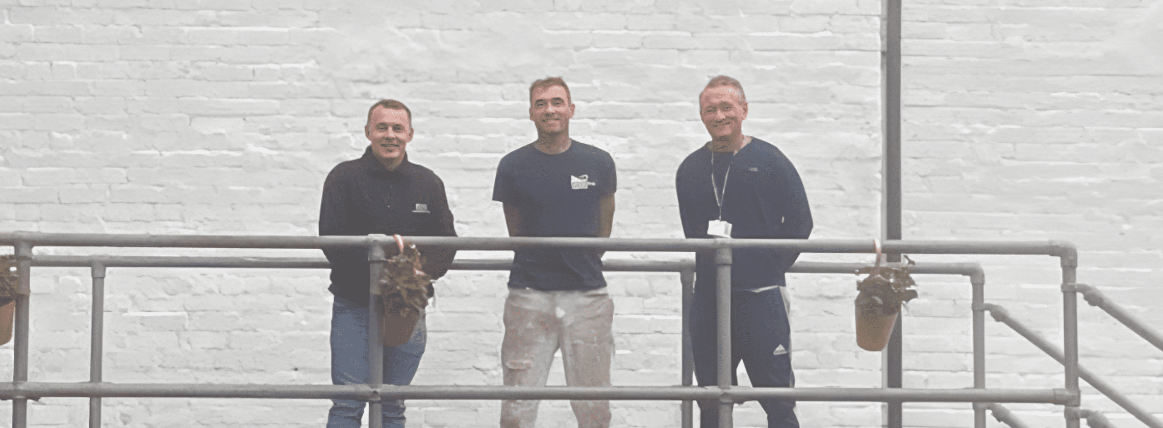 Painters step in to transform charity’s outdoor living area