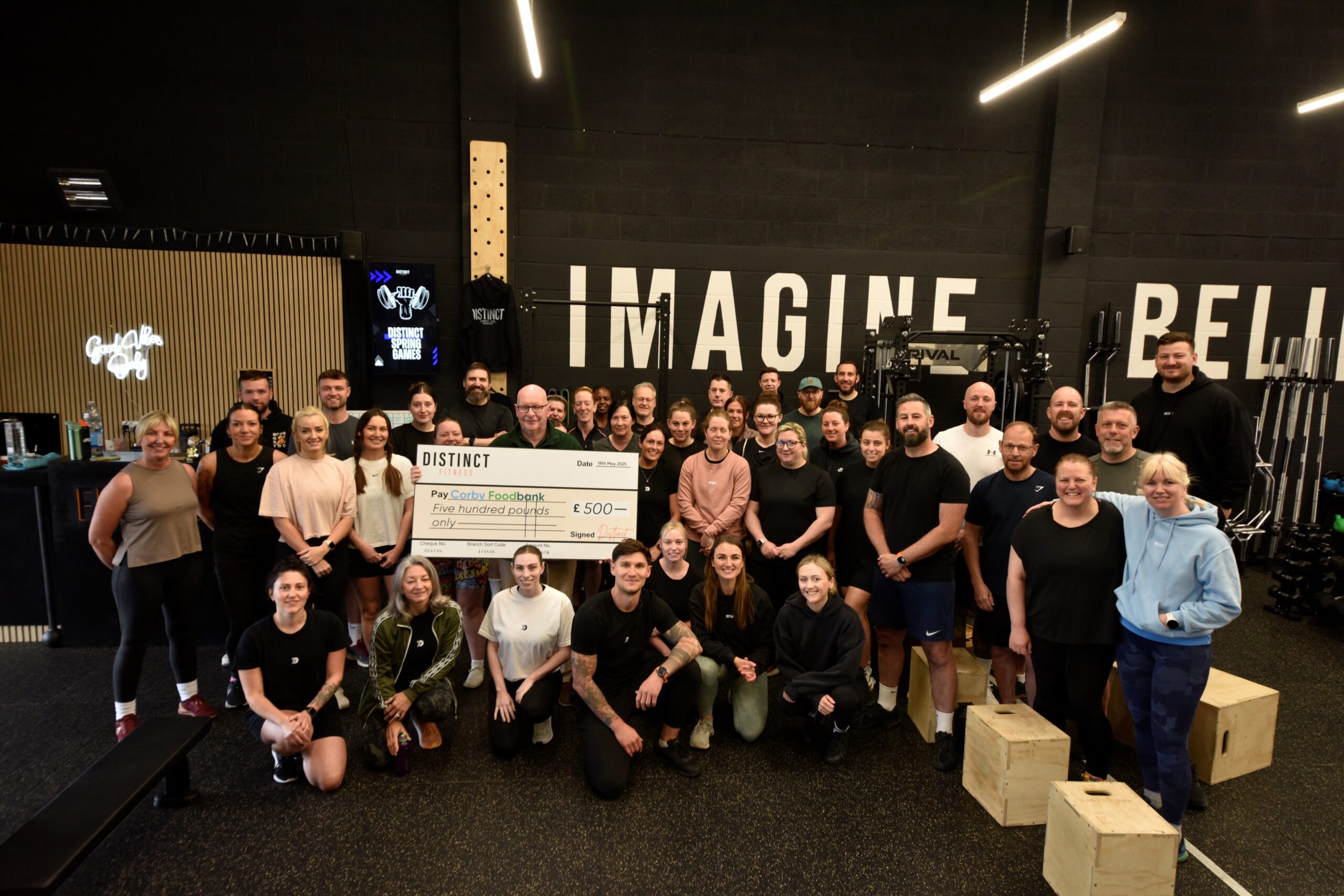Smells like team spirit: gym goes all-out for local foodbank in community fitness event