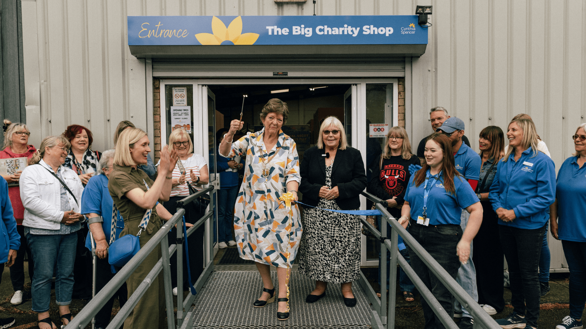 Big fanfare for Big Charity Shop