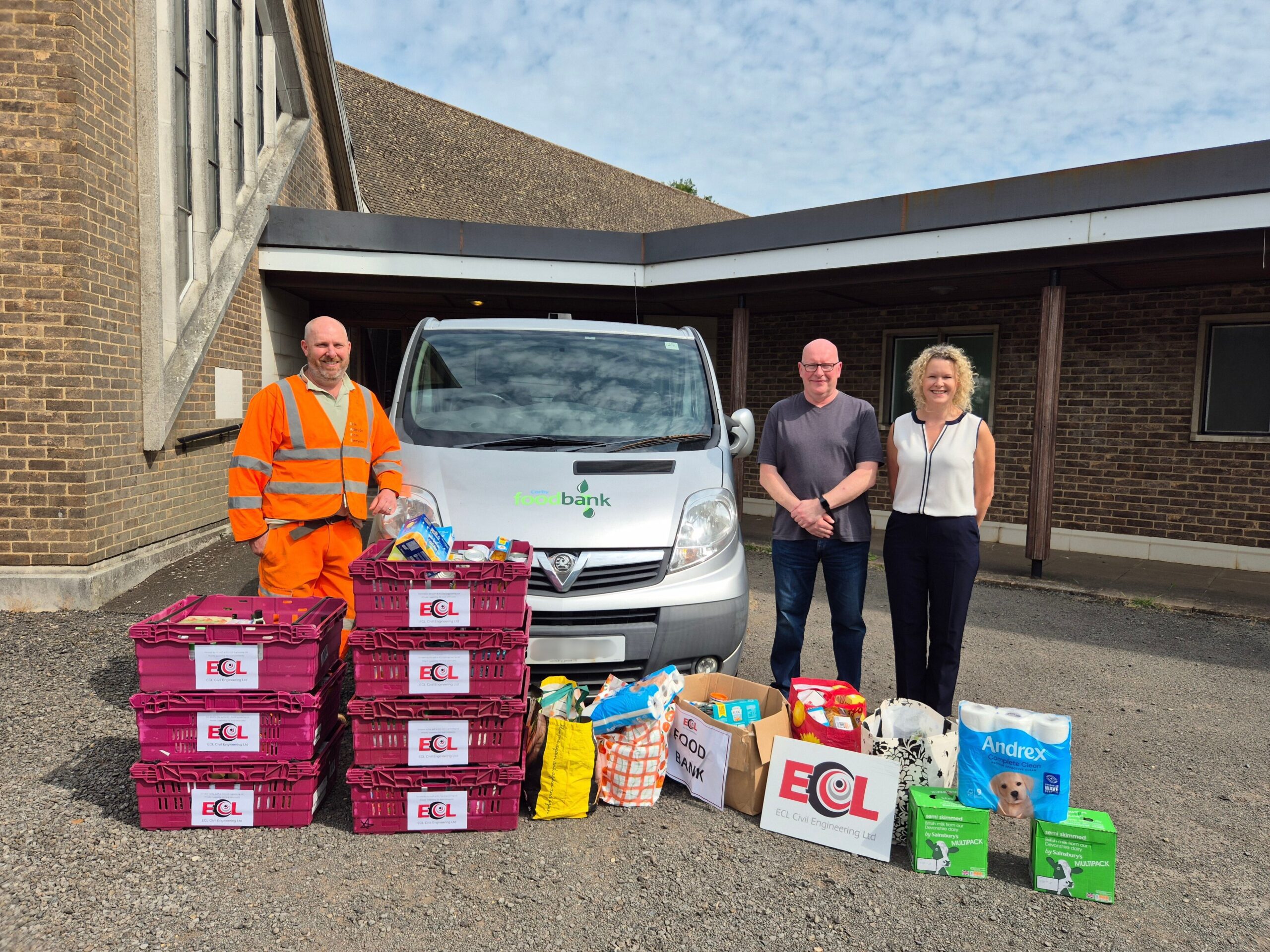Donations help lay foundation for future support of local food bank