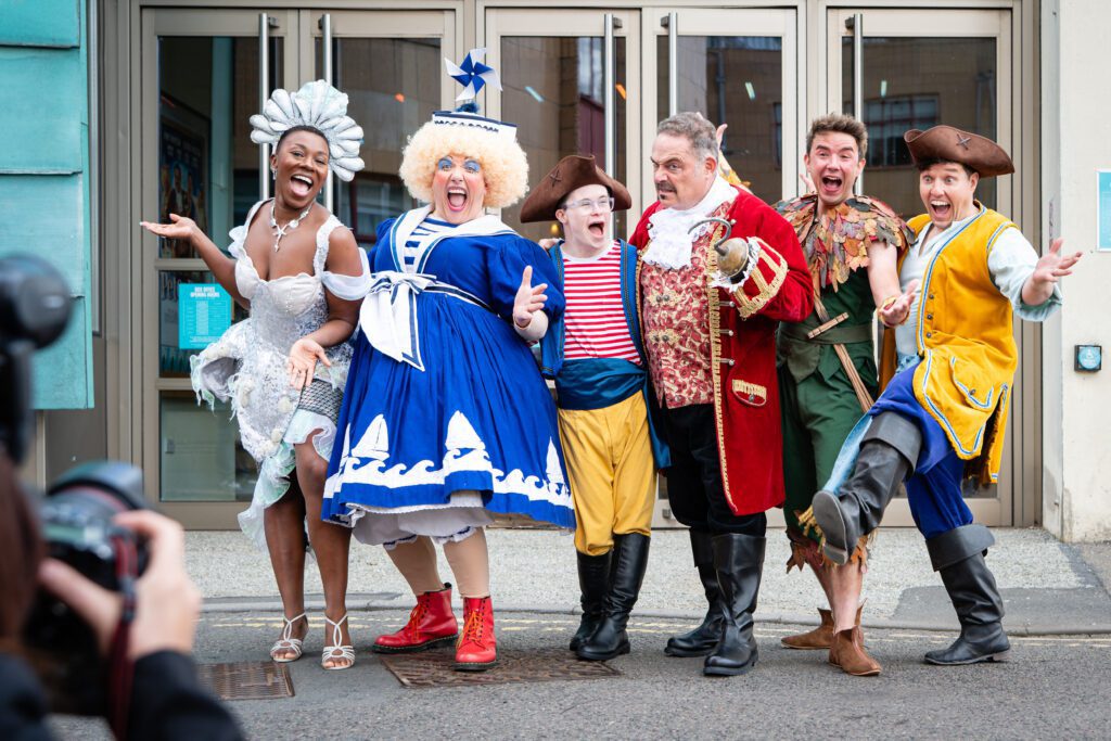 Royal & Derngate’s panto stars come to town to launch this year’s show - The All New Adventures of Peter Pan