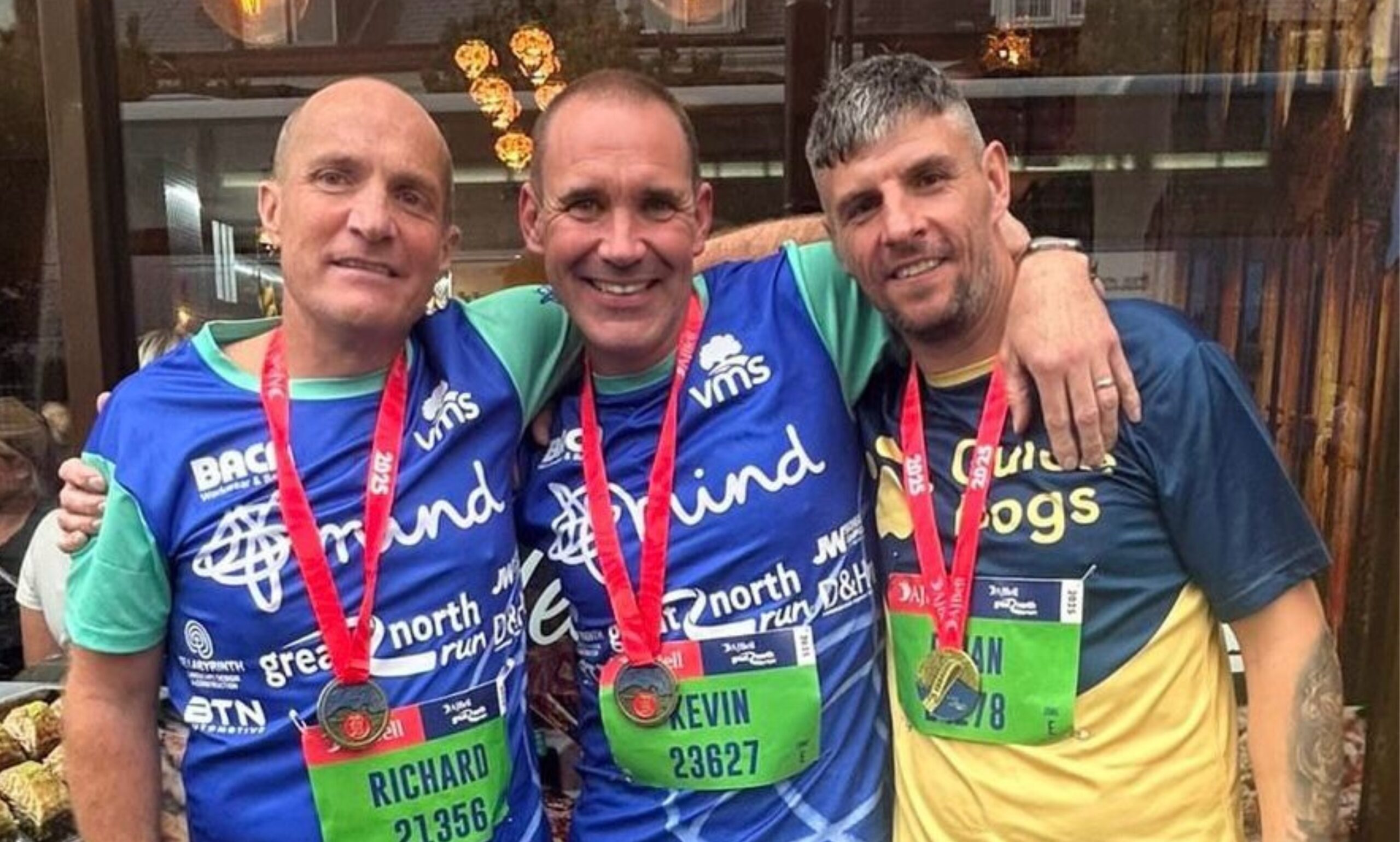 Running trio raise almost £3,000 for mental health charity