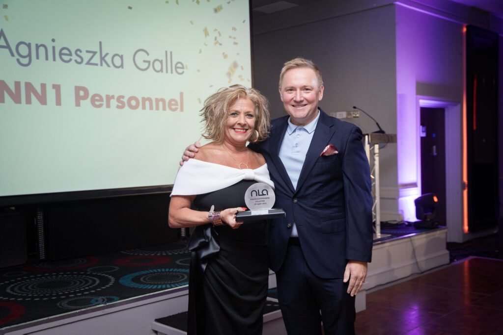 BID CEO Sara Homer with Driver of the Year_Agniesza Galle