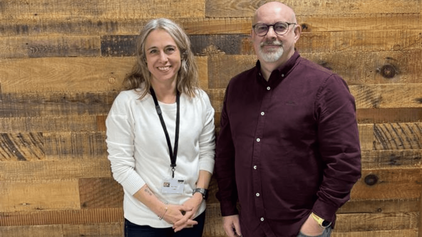 A warm welcome to a returning team member