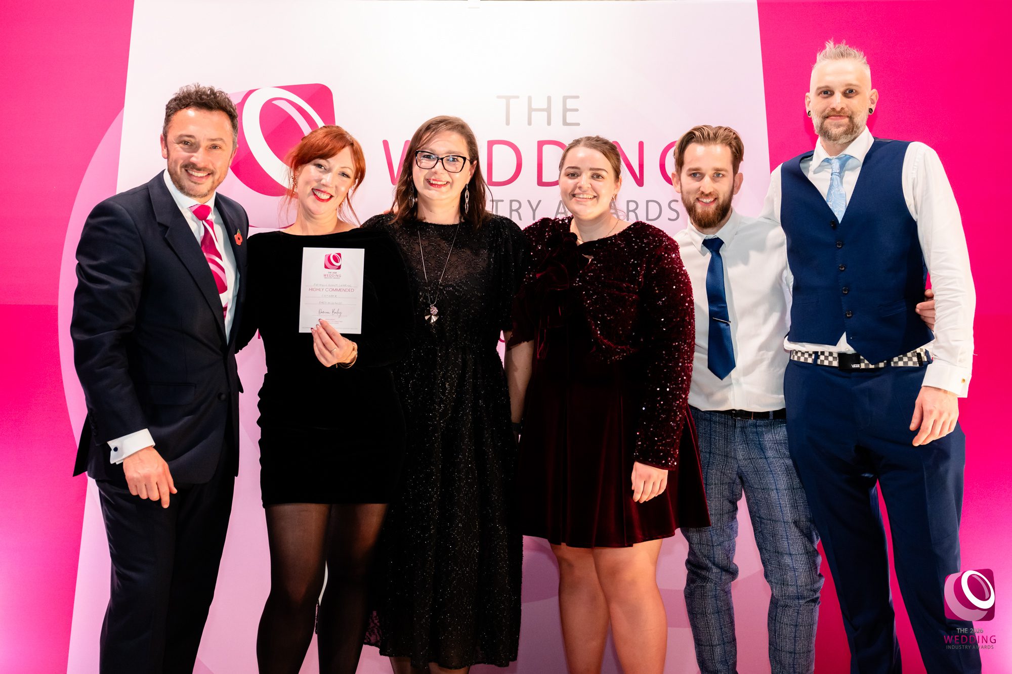 Raising a glass to the happy couples who made it all happen