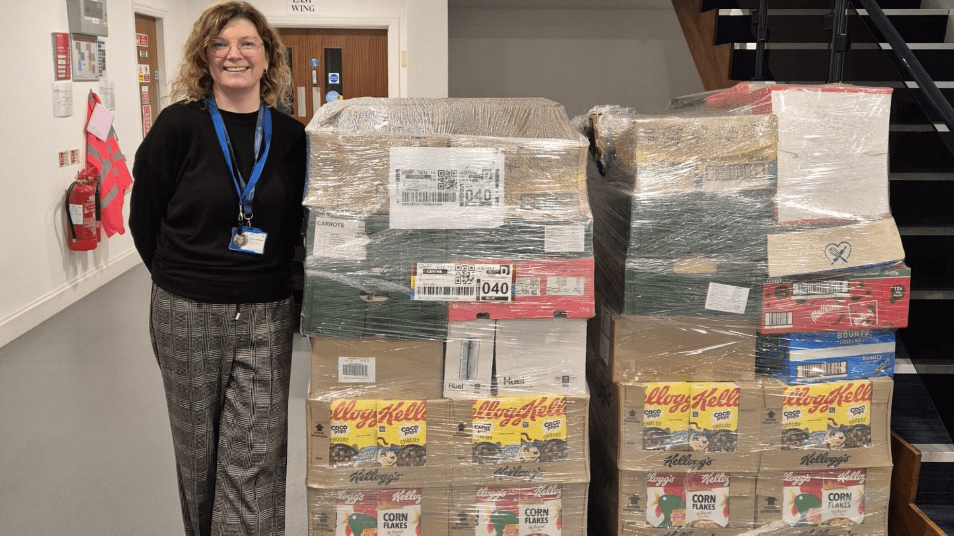 Pallets of Hope campaign delivers £40,000 worth of food and gifts to local families facing hardship