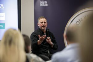 Cricket legend dazzles at business club event