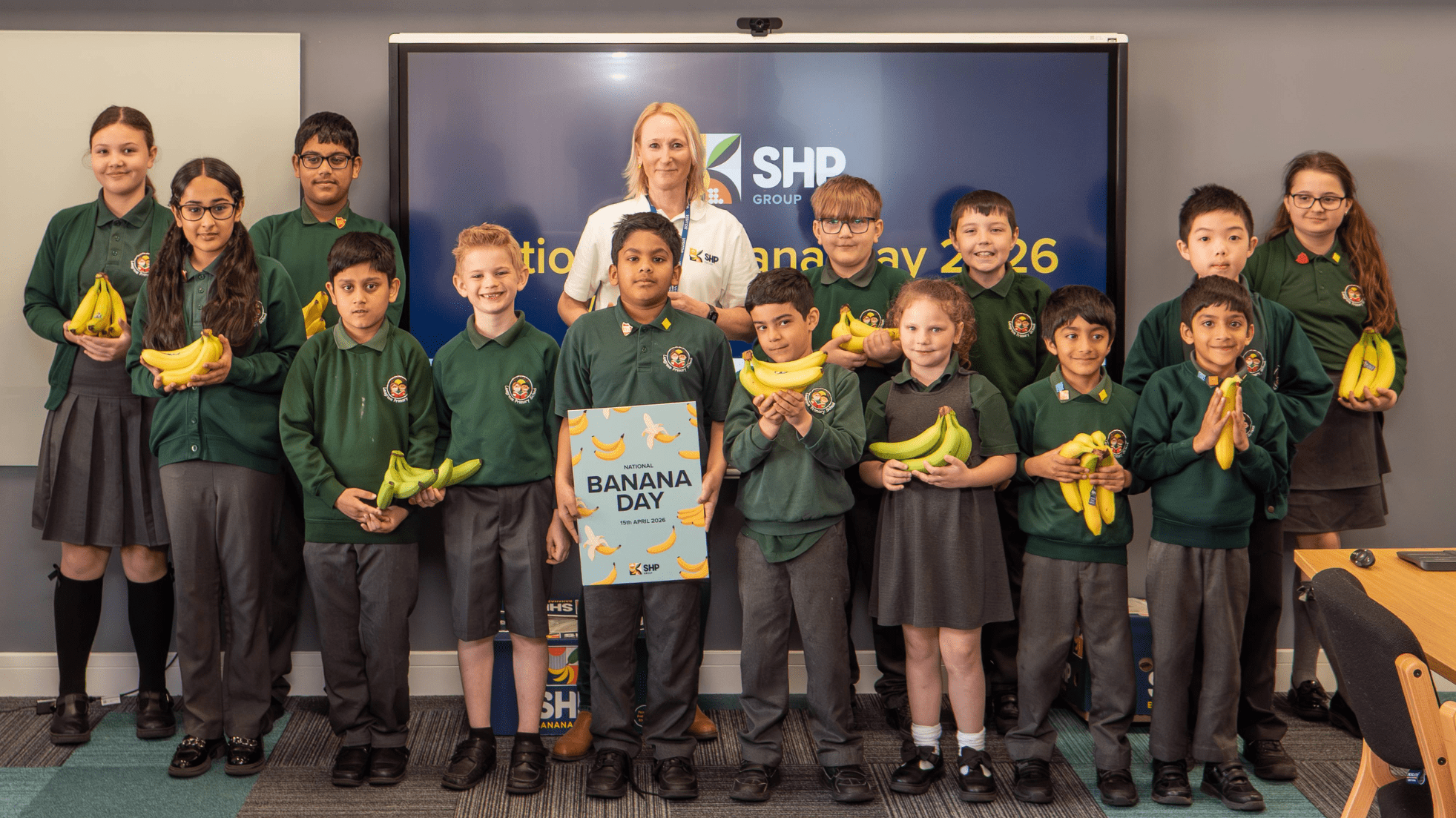 Children go bananas for fresh fruit favourite!
