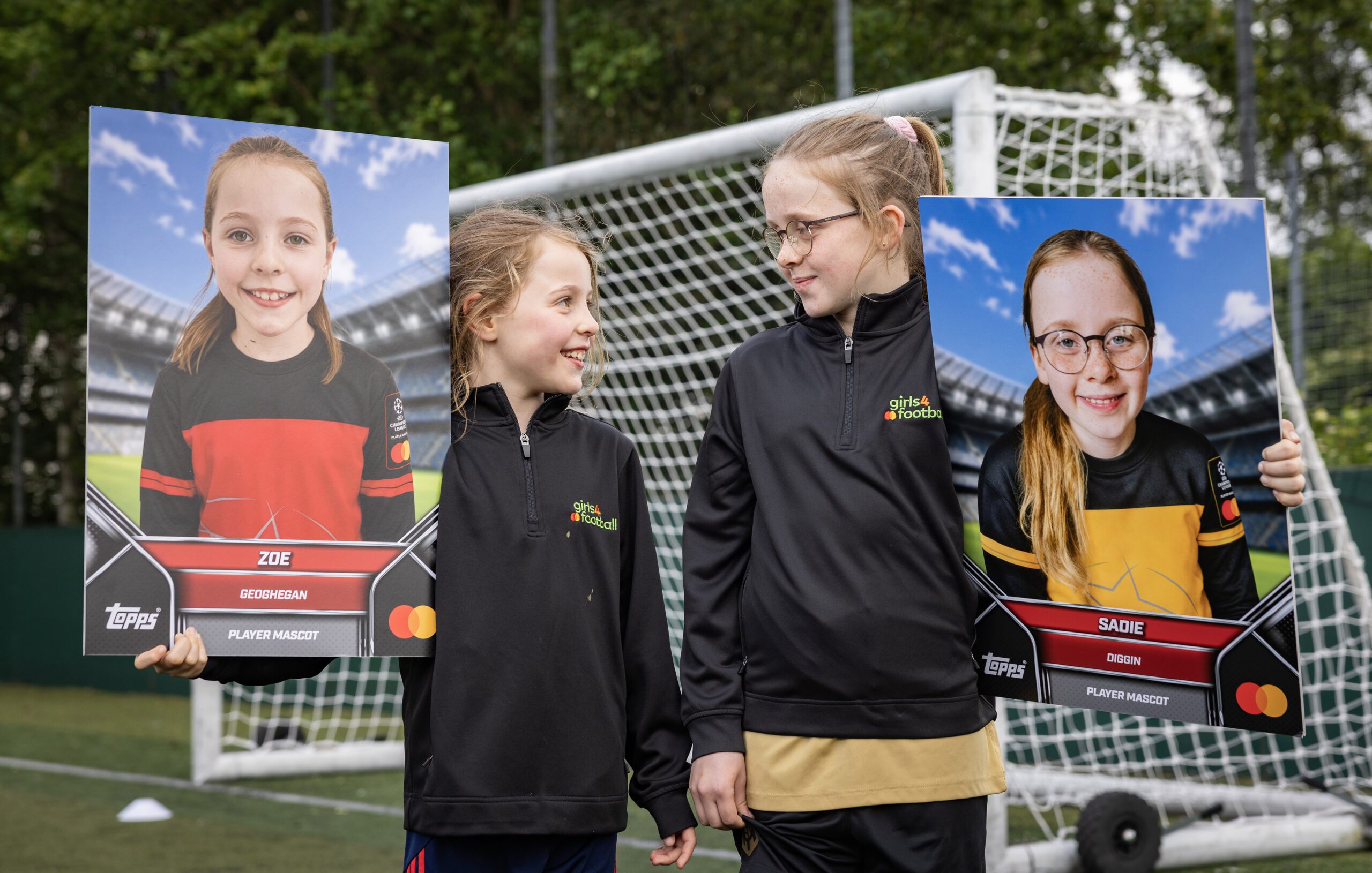 On the cards: player mascots as UEFA Champions League Final celebrated with special Topps Cards