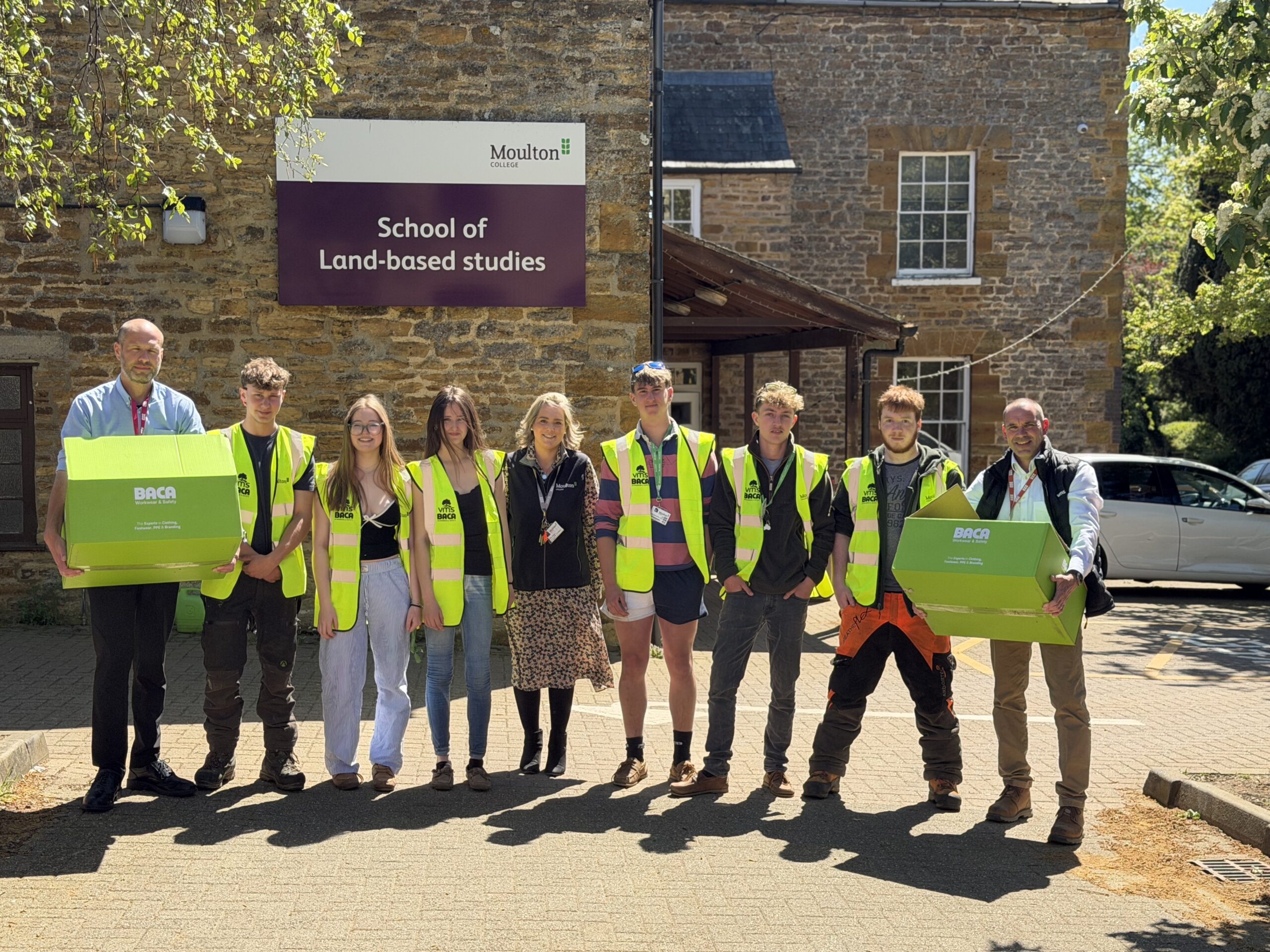 Business partnership boosts safety for Moulton land-based students