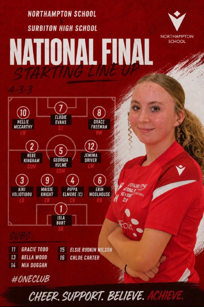 Northampton School Line Up featuring Georgia Jeyes Hulme