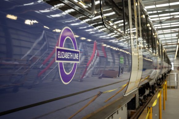 First of ten new Elizabeth line trains enters the test track in Derby as railway reaches 850m journeys