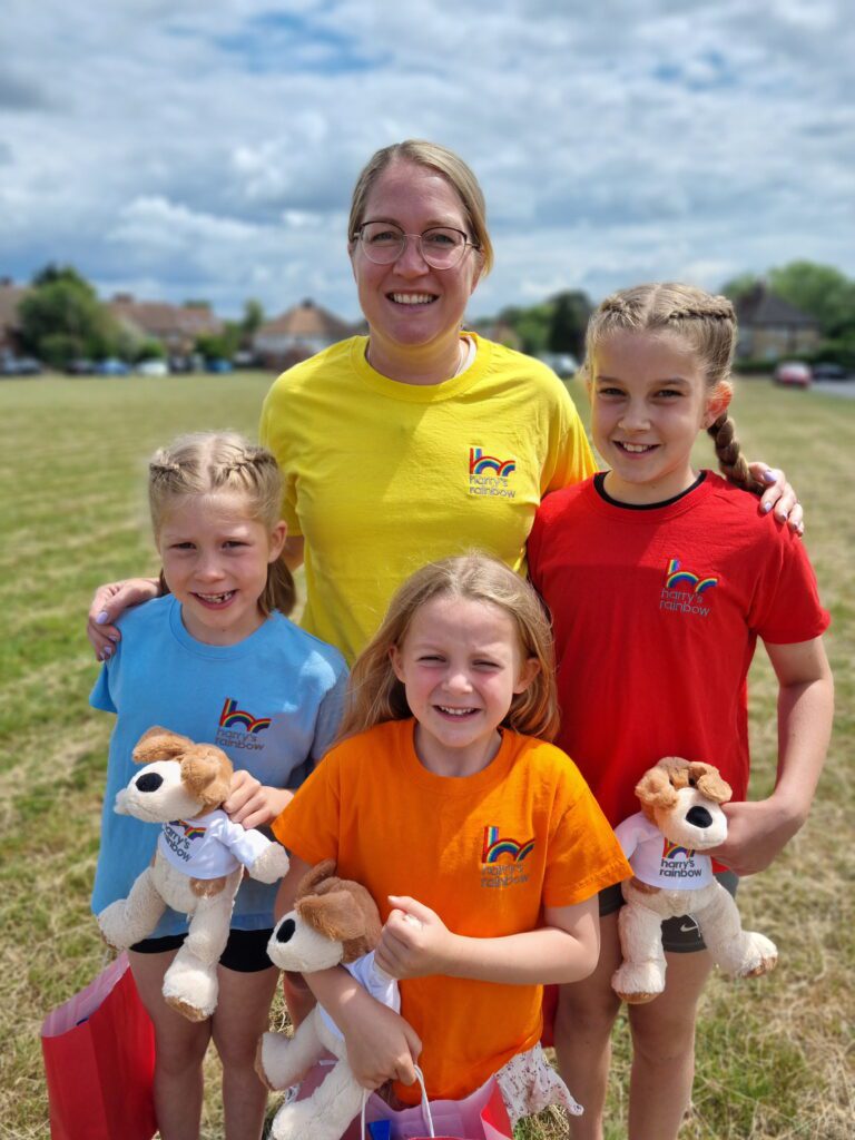 Nicola and Girls - Harry's Rainbow